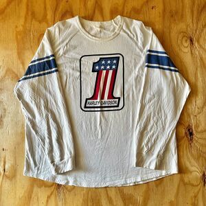 Harley-Davidson #1 Logo Colorblock Long Sleeve Shirt - Size 2XL